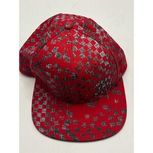 Vans Off The Wall Red Checkerboard Snapback Hat